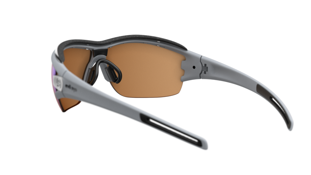 evil eye trace ng pro Sportbrille – moonstone grey matt – LST® VARiO blue-green M – Rückansicht