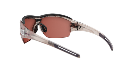 evil eye trace ng pro Sportbrille – rose transparent – LST® active silver M – Rückansicht
