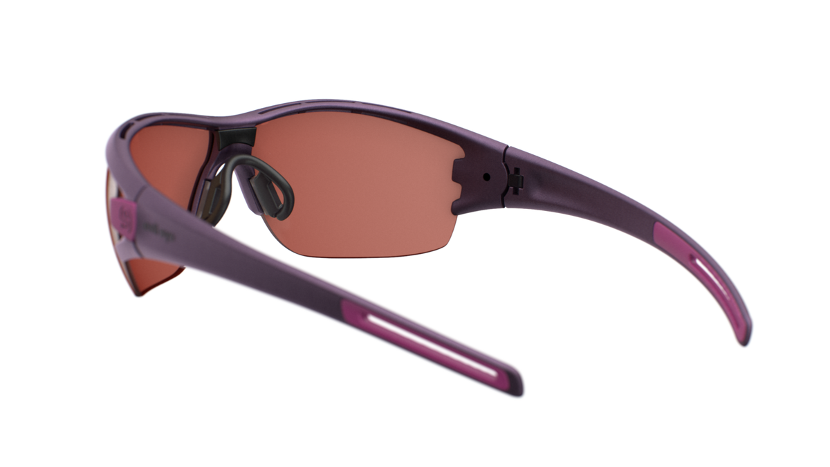 evil eye trace ng Sportbrille – violet metallic – LST® active silver M – Rückansicht