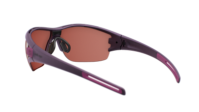 evil eye trace ng Sportbrille – violet metallic – LST® active silver M – Rückansicht
