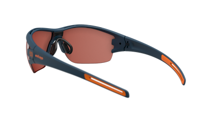 evil eye trace ng Sportbrille – dark blue matt – LST® active silver M – Rückansicht