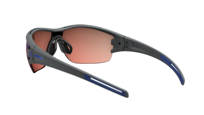 evil eye trace ng Sportbrille – dark grey matt – LST® active blue M – Rückansicht