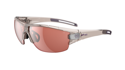 evil eye trace ng Sportbrille – rosé transparent – LST® active silver M – Seitenansicht