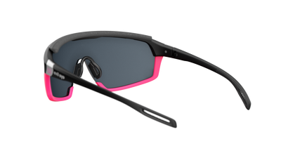 evil eye traileye ng pro Sportbrille – black matt – LST® grey silver M – Rückansicht