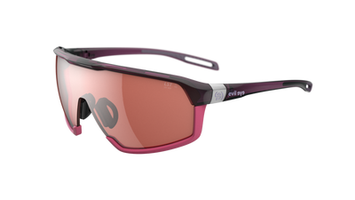 evil eye traileye ng Sportbrille – blackberry transparent – LST® active silver M – Seitenansicht