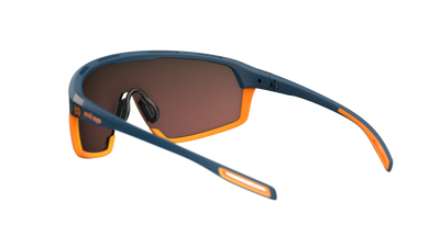 evil eye traileye ng Sportbrille – dark blue matt – LST® active red M – Rückansicht