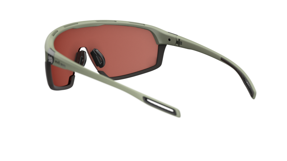 evil eye traileye ng Sportbrille – forest green matt – LST® active silver M – Rückansicht
