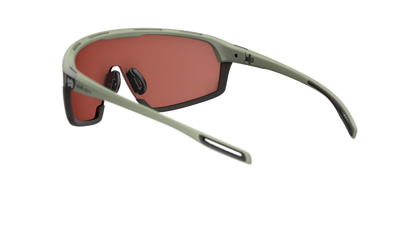 evil eye traileye ng Sportbrille – forest green matt – LST® active silver M – Rückansicht
