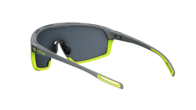 evil eye traileye ng Sportbrille – dark grey matt – LST® grey silver M – Rückansicht
