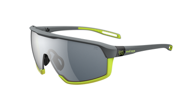evil eye traileye ng Sportbrille – dark grey matt – LST® grey silver M – Seitenansicht