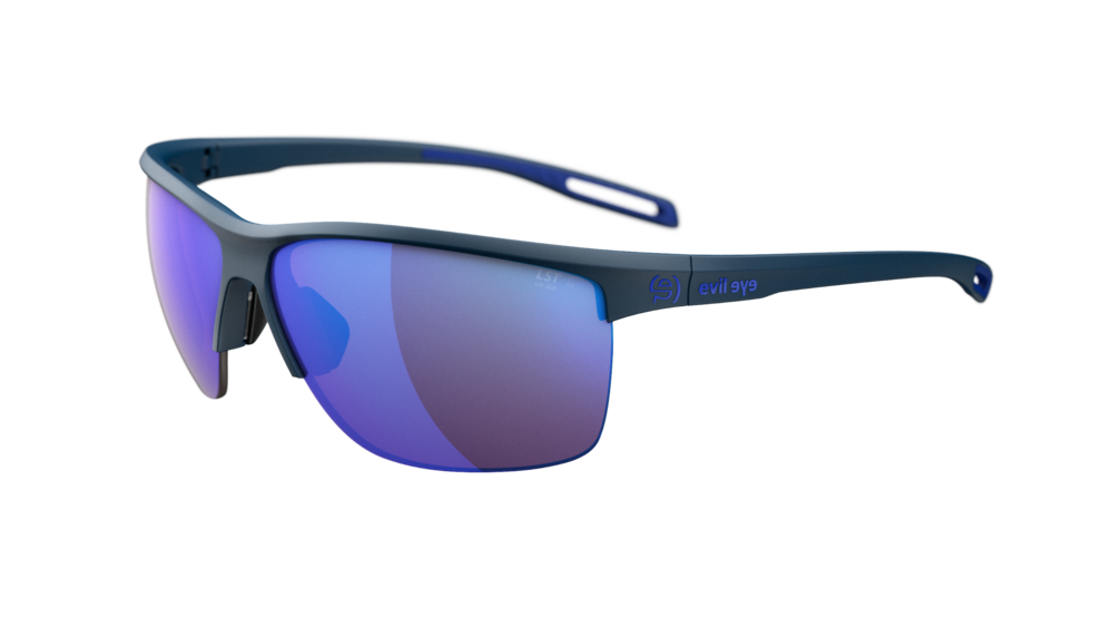 evil eye epyx-y ng Sportbrille – dark blue matt – LST® active blue M – Seitenansicht