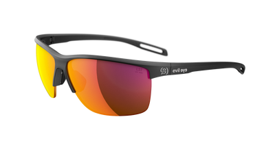 evil eye epyx-y ng Sportbrille – black matt – LST® active red M – Seitenansicht