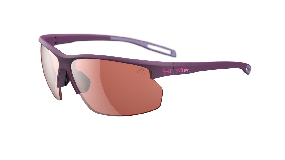 evil eye epyx-x ng Sportbrille – violet matt – LST® active silver M – Seitenansicht