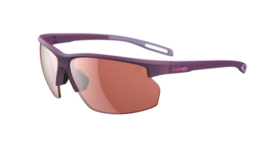 evil eye epyx-x ng Sportbrille – violet matt – LST® active silver M – Seitenansicht