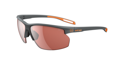 evil eye epyx-x ng Sportbrille – dark grey matt – LST® grey silver M – Seitenansicht
