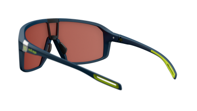 evil eye roadsense Sportbrille – dark blue matt – LST® active silver M – Rückansicht