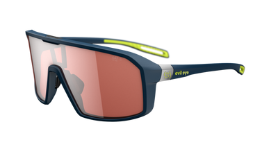 evil eye roadsense Sportbrille – dark blue matt – LST® active silver M – Seitenansicht