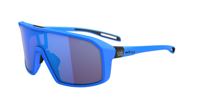 evil eye roadsense Sportbrille – neon blue matt – LST® active blue M – Seitenansicht