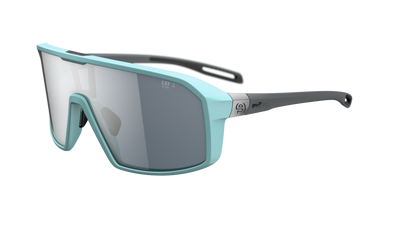 evil eye roadsense Sportbrille – sky grey matt – LST® grey silver M – Seitenansicht