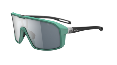 evil eye roadsense Sportbrille – spearmint matt – LST® grey silver M – Seitenansicht