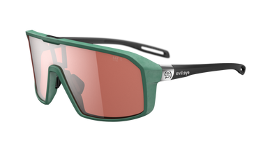 evil eye roadsense Sportbrille – raw green matt – LST® active silver M – Seitenansicht