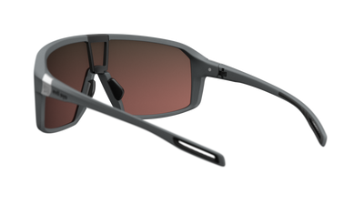 evil eye roadsense Sportbrille – dark grey matt – LST® active red M – Rückansicht