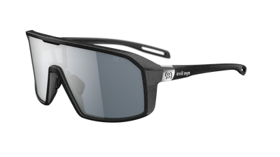evil eye roadsense Sportbrille – night sky black matt – LST® grey silver M – Seitenansicht