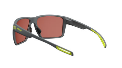 evil eye seaside Sportbrille – dark grey matt – LST® active silver M – Rückansicht