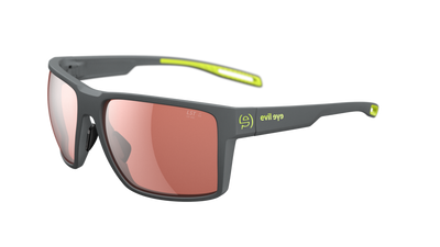 evil eye seaside Sportbrille – dark grey matt – LST® active silver M – Seitenansicht