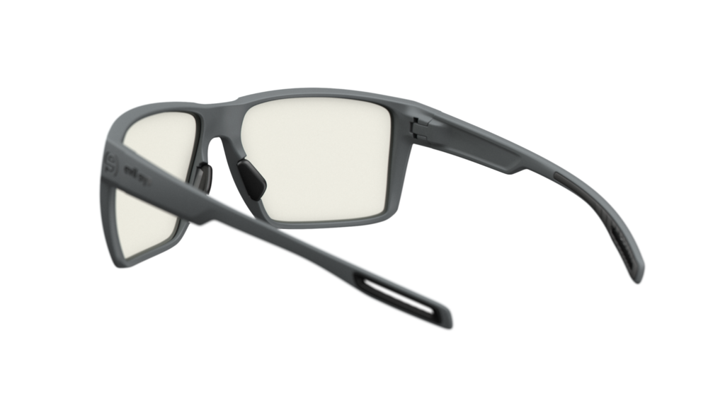 evil eye seaside Sportbrille – dark grey matt – e-sport – Rückansicht