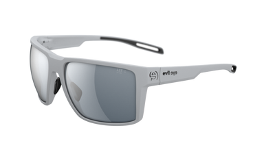 evil eye seaside Sportbrille – moonstone grey matt – LST® grey silver M – Seitenansicht