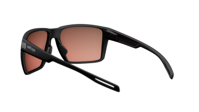 evil eye seaside Sportbrille – black matt – LST® active blue M – Rückansicht