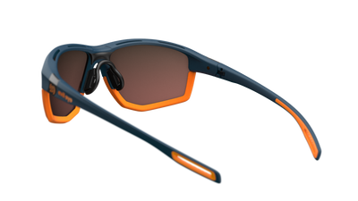 evil eye elate ng Sportbrille – dark blue matt – LST® active red M – Rückansicht