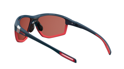 evil eye elate ng Sportbrille – dark blue matt – LST® active silver M – Rückansicht