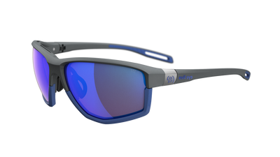 evil eye elate ng Sportbrille – dark grey matt – LST® active blue M – Seitenansicht