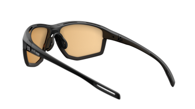 evil eye elate ng Sportbrille – black matt – LST® VARiO purple M – Rückansicht