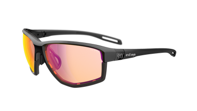 evil eye elate ng Sportbrille – black matt – LST® VARiO purple M – Seitenansicht