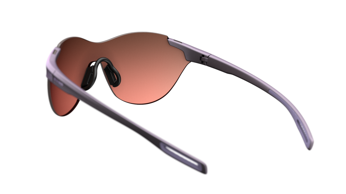 evil eye vistair-f Sportbrille – grey violet metallic – LST® active blue M – Rückansicht