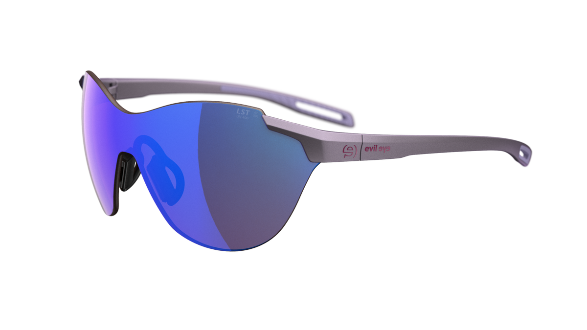 evil eye vistair-f Sportbrille – grey violet metallic – LST® active blue M – Seitenansicht