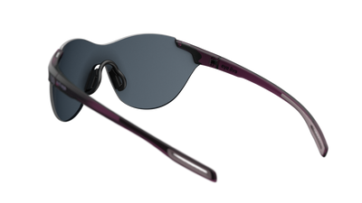 evil eye vistair-f Sportbrille – blackberry transparent – LST® grey silver M – Rückansicht