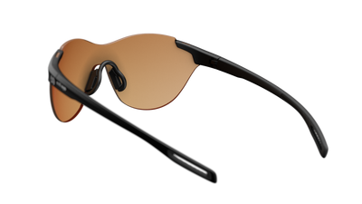 evil eye vistair-f Sportbrille – black matt – LST® VARiO blue-green M – Rückansicht