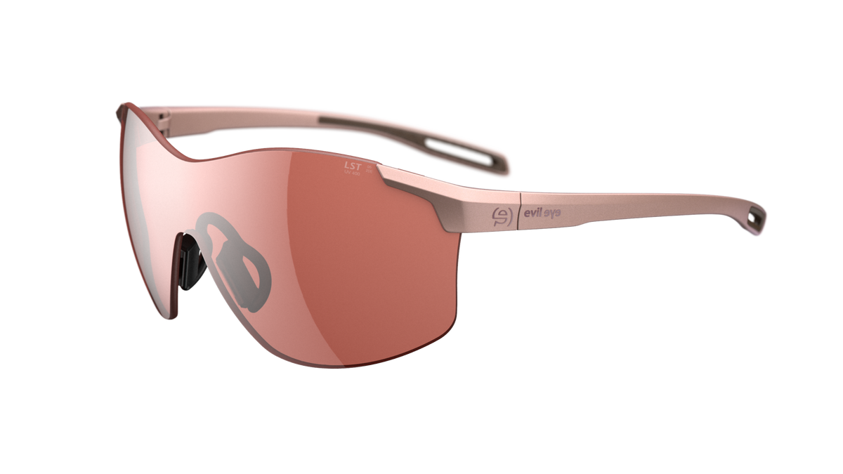 evil eye vistair-d Sportbrille – rose metallic – LST® active silver M – Seitenansicht