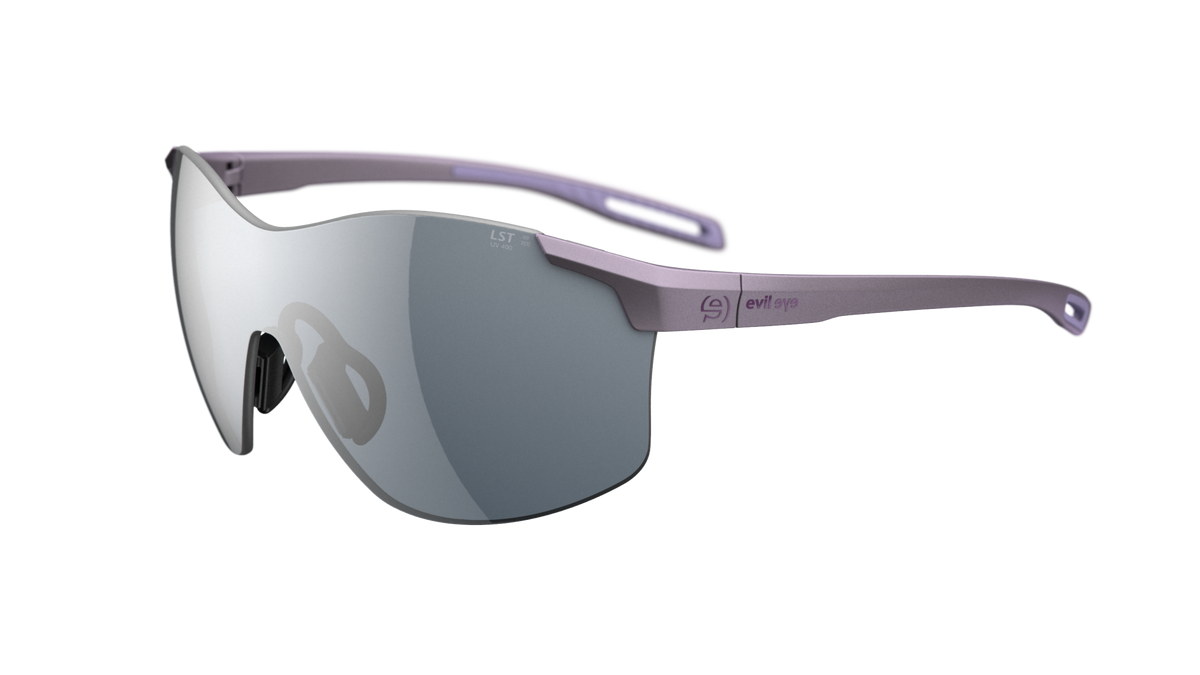 evil eye vistair-d Sportbrille – grey violet metallic – LST® grey silver M – Seitenansicht