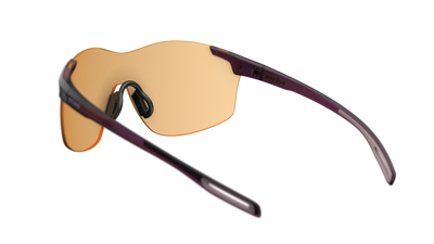 evil eye vistair-d Sportbrille – blackberry transparent – LST® VARiO purple M – Rückansicht