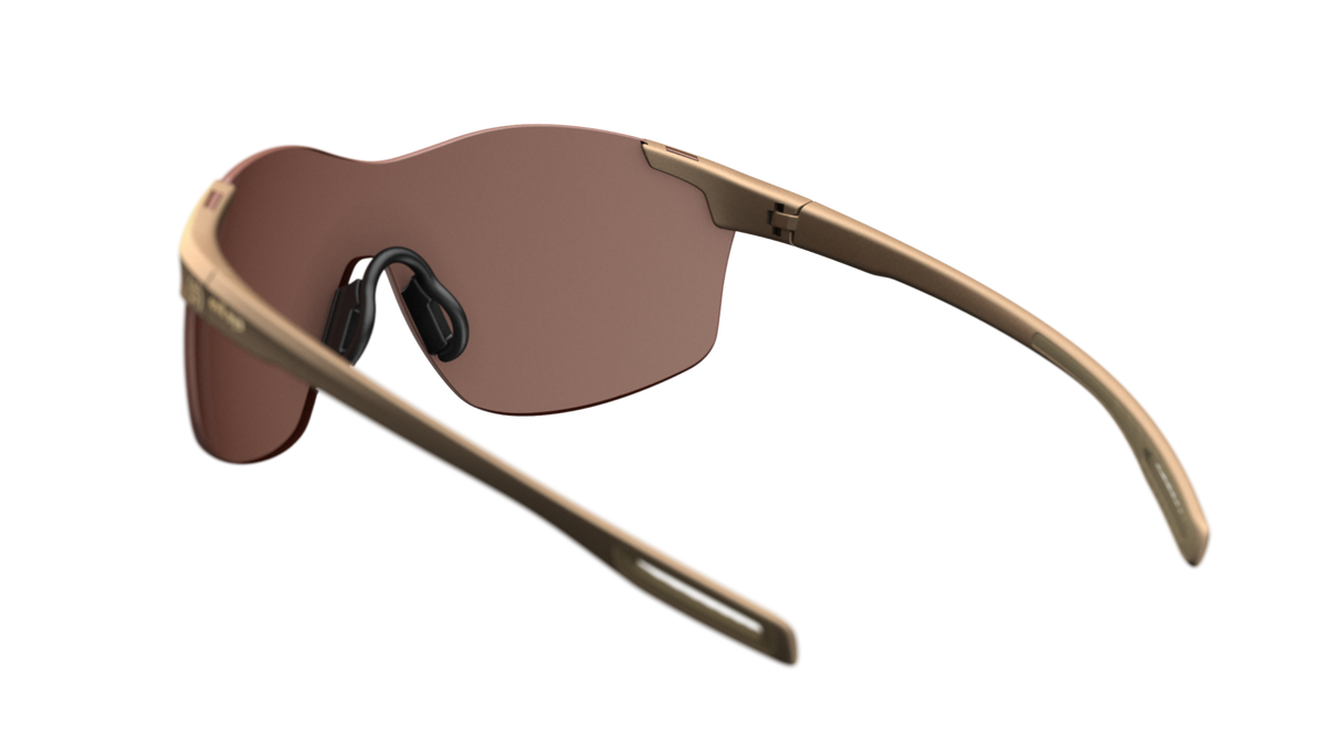 evil eye vistair-d Sportbrille – bronze metallic – LST® contrast silver M – Rückansicht