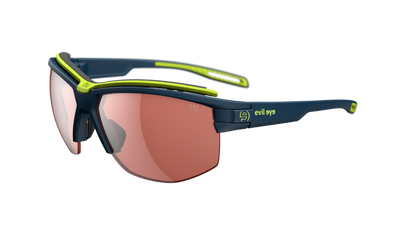 evil eye pathline pro Sportbrille – dark blue matt – LST® active silver M – Seitenansicht