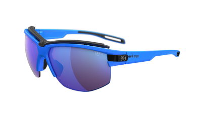 evil eye pathline pro Sportbrille – neon blue matt – LST® active blue M – Seitenansicht