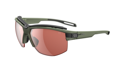 evil eye pathline pro Sportbrille – forest green matt – LST® active silver M – Seitenansicht