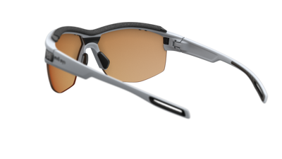 evil eye pathline pro Sportbrille – moonstone grey matt – LST® VARiO blue-green M – Rückansicht