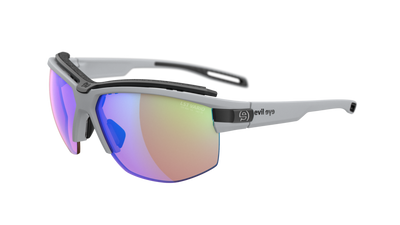 evil eye pathline pro Sportbrille – moonstone grey matt – LST® VARiO blue-green M – Seitenansicht